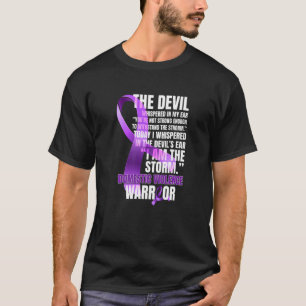 The Devil Domestic Violence Awareness Support Ribb T-Shirt