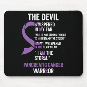 The Devil- Pancreatic Cancer Awareness Support Rib Mouse Mat