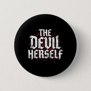 The Devil Retro Occult Women Dark Feminine 6 Cm Round Badge