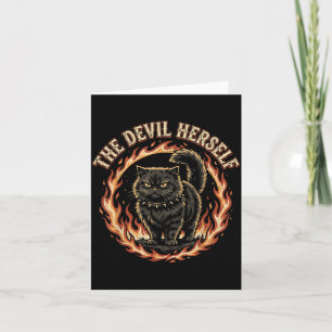 The Devil Retro Occult Women Dark Feminine Card