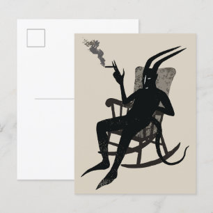 The Devil’s Break – Dark Humour Wall Art Postcard
