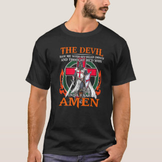 The Devil Saw Me Until I Said Amen Jesus Lovers T-Shirt