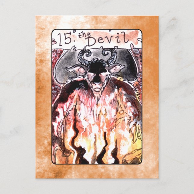 The Devil Tarot Card (Front)