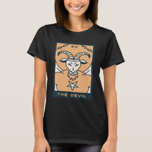 The Devil Tarot Card Mystical Cards Occult Magic T-Shirt