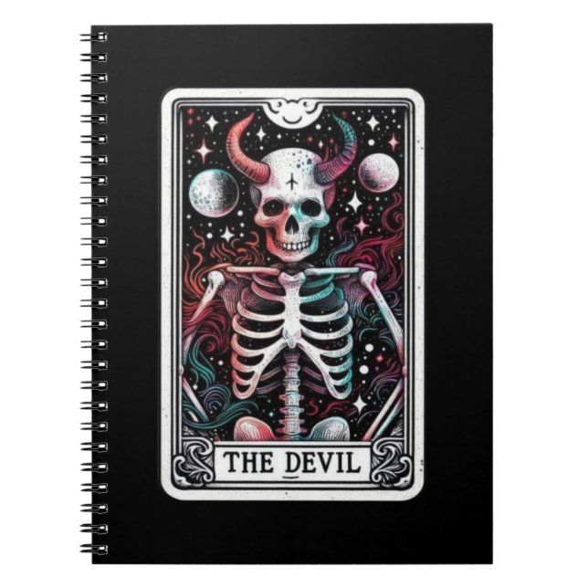 The Devil Tarot Card Notebook Collection (Front)