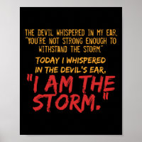 The Devil Whispered In My Ear Devil Quote 