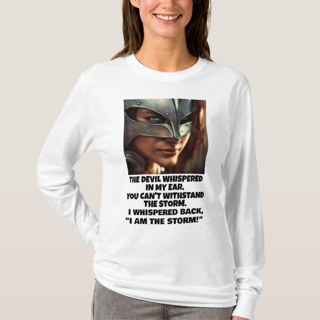 THE DEVIL WHISPERED IN MY EAR - T-SHIRTS (Front)