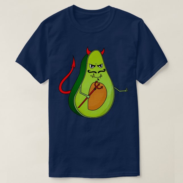 The Devils Advocate Advocado T-Shirt (Design Front)