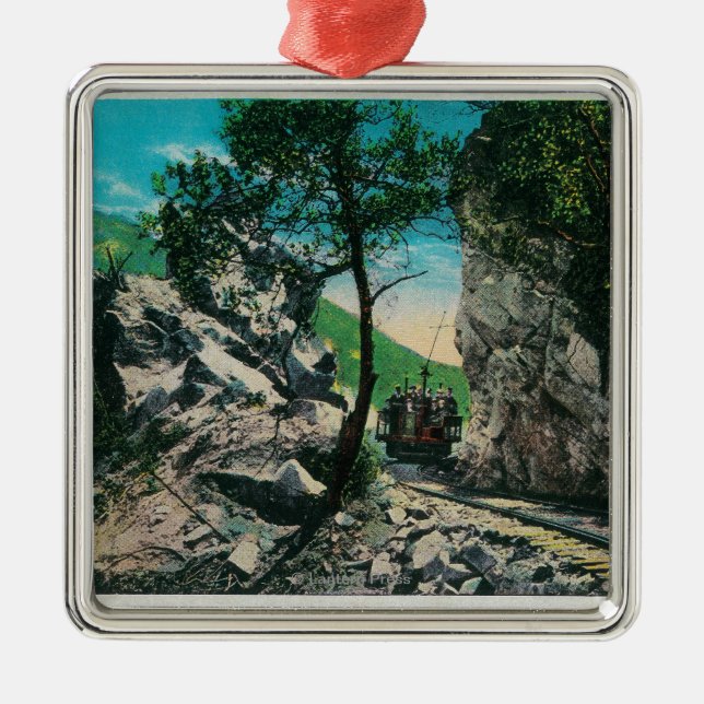 The Devil's Gateway, Mt. LoweMt. Lowe, CA Metal Tree Decoration (Front)