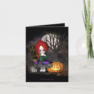 The devil's night evening card