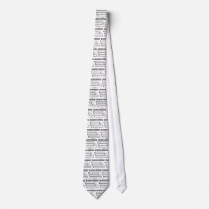 The Devil's Pitchfork (Optical Illusion) Tie