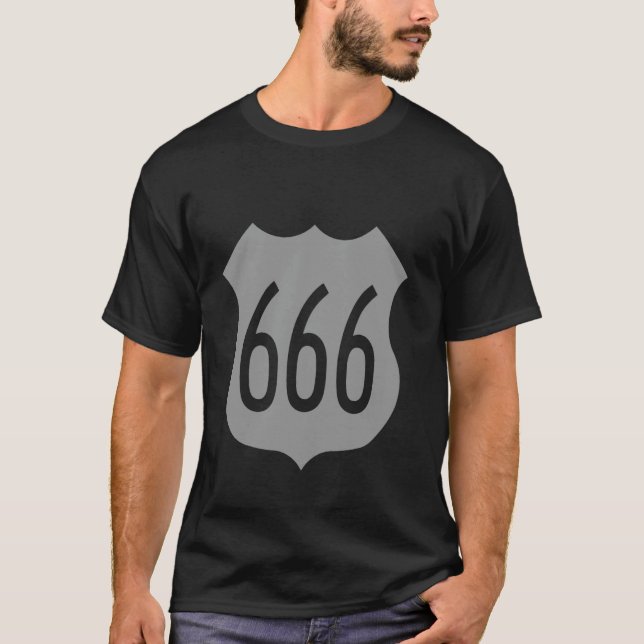 The Devil's Road Sign T-Shirt (Front)
