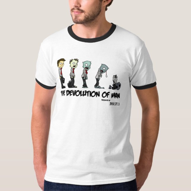 the Devolution of Man T-Shirt (Front)
