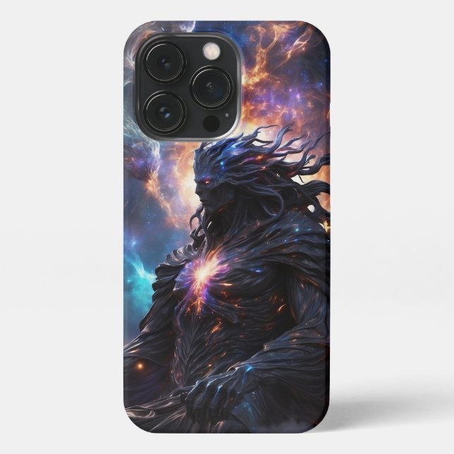 The Devourer of Worlds on his Throne iPhone Case (Back)