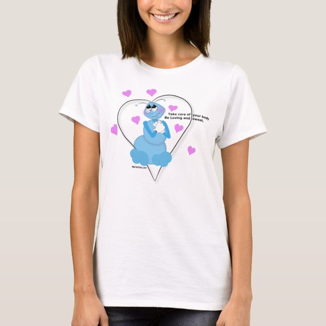 The Dewey and Hearts Women's T-Shirt (Front)