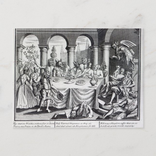 The diabolical maskquerade postcard (Front)