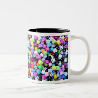 The dice are cast. Two-Tone coffee mug