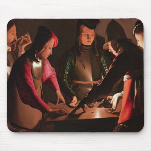 The Dice Players Mouse Mat