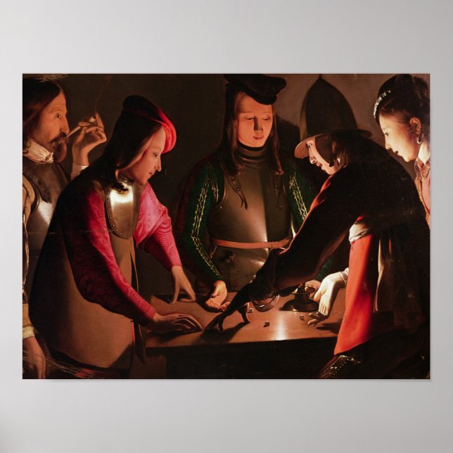 The Dice Players Poster (Front)
