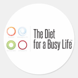 The Diet for a Busy Life Motivational Sticker