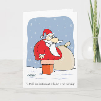 The diet isn't working... holiday card