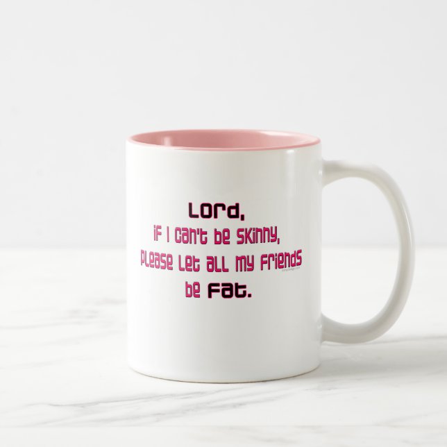 The Diet Prayer Two-Tone Coffee Mug (Right)