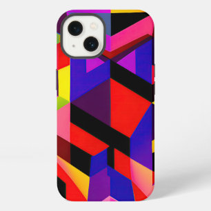 "The Digital Mosaic: A Hypermodern Vision" iPhone 13 Case