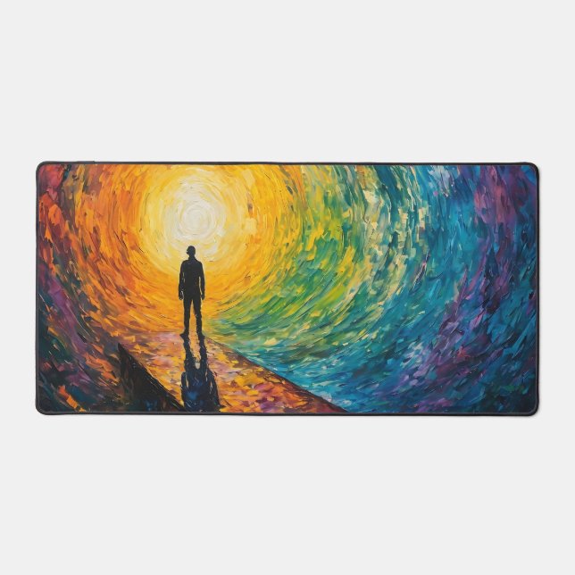 The Dimension's Edge Desk Mat (Front)