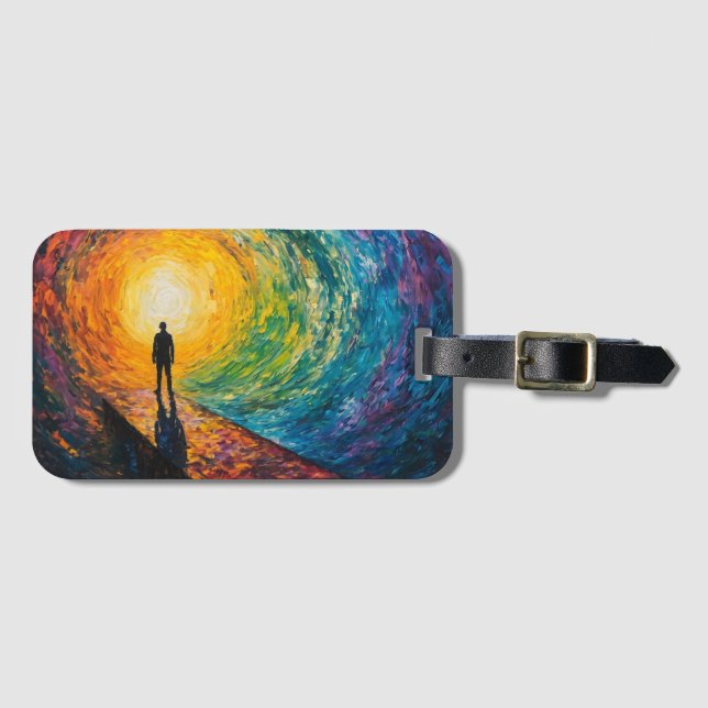 The Dimension's Edge Luggage Tag (Front Horizontal)
