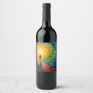 The Dimension's Edge Wine Label