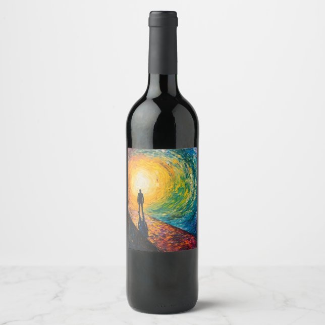 The Dimension's Edge Wine Label (Front)