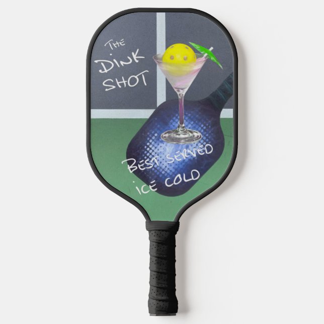 The Dink Shot Pickleball Humour Paddle (Front)