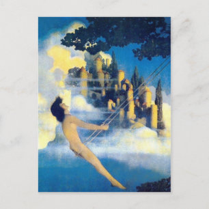 The Dinky Bird, Maxfield Parrish Postcard