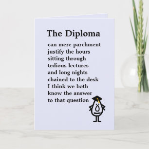 The Diploma Card