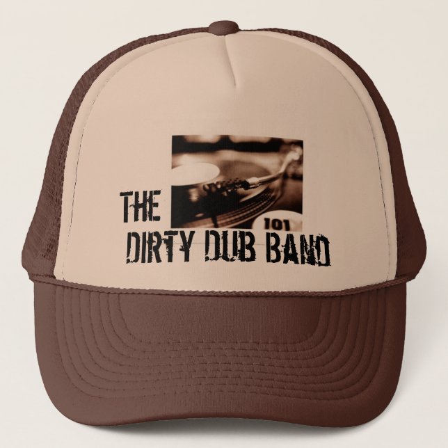 The Dirty Dub Band scratch Hat - Customised (Front)