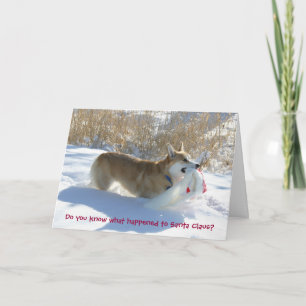 The Disappearance of the "Naughty" list Holiday Card