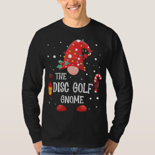 The Disc Golf Gnome Matching Family Christmas Gnom T-Shirt