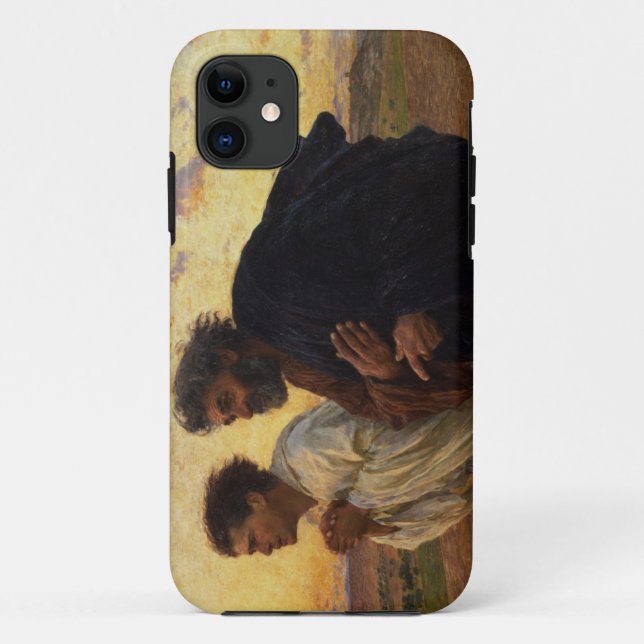 The Disciples Peter and John Running Case-Mate iPhone Case (Back)