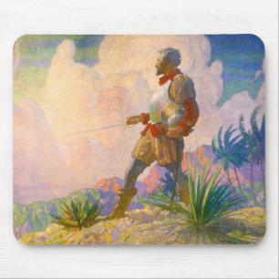 The Discoverer by Newell Convers Wyeth Mouse Mat