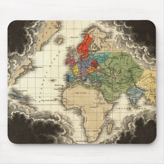 The Discovery of America 1498 AD Mouse Mat (Front)