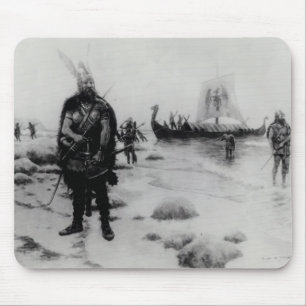 The Discovery of America by Leif Eriksson Mouse Mat