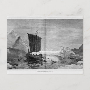The Discovery of Greenland Postcard
