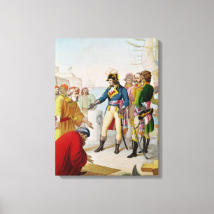 The Disembarkation of Napoleon  at Alexandria Canvas Print