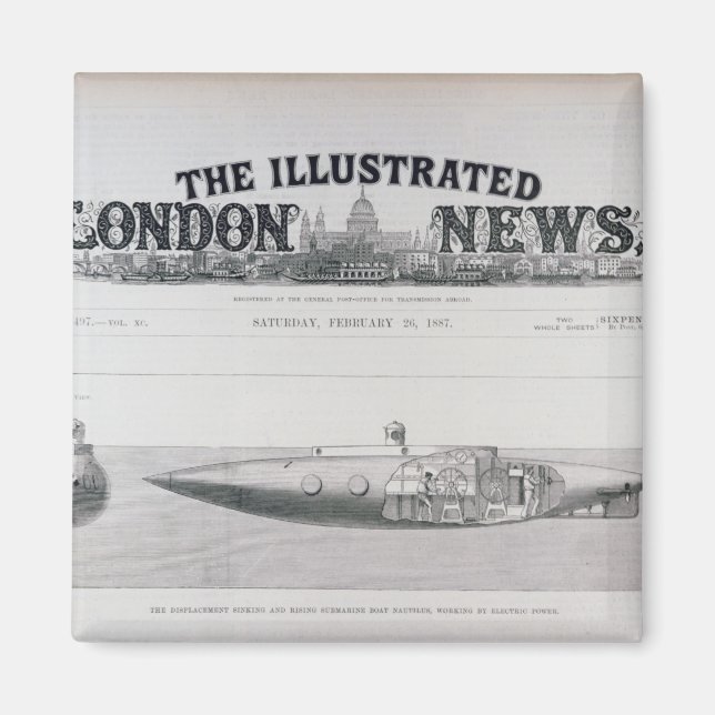 The Displacement Sinking and Rising Submarine Magnet (Front)