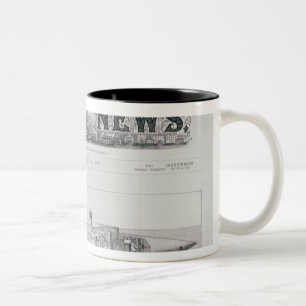 The Displacement Sinking and Rising Submarine Two-Tone Coffee Mug
