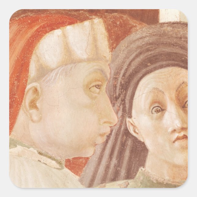The Dispute of St. Stephen, 1433-34 Square Sticker (Front)
