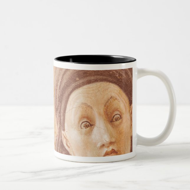 The Dispute of St. Stephen, 1433-34 Two-Tone Coffee Mug (Right)