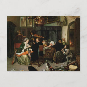 The Dissolute Household, 1668 Postcard