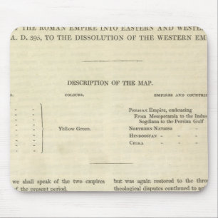 The Dissolution of the Western Empire 476 AD Mouse Mat