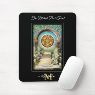 The Distant Past Tarot Deck Ace of Coins Monogram Mouse Mat